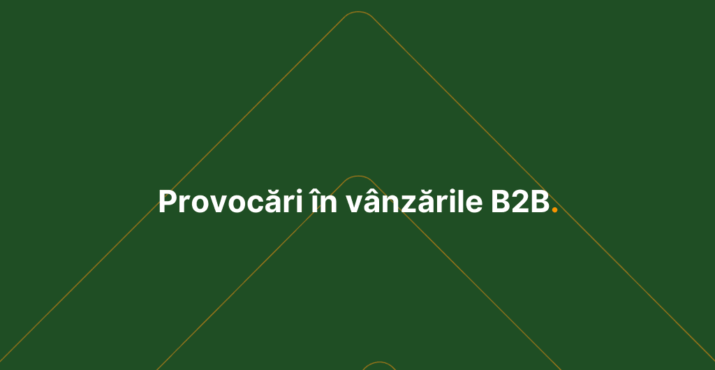 Provocări în vânzările B2B în 2025 și soluții pentru antreprenori